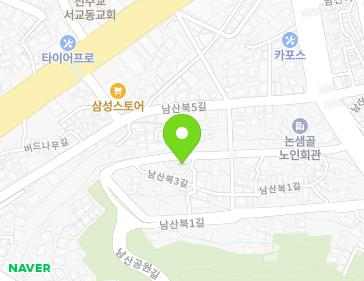 전라남도 여수시 남산북3길 17 (남산동) 지도