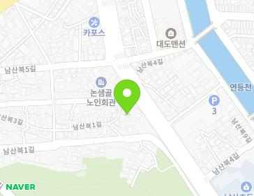 전라남도 여수시 남산북3길 3-3 (남산동) 지도