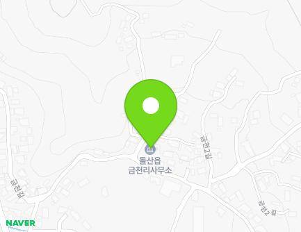 전라남도 여수시 돌산읍 금천1길 4 (금천마을회관) 지도