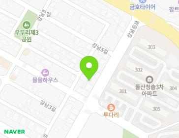 전라남도 여수시 돌산읍 강남동로 49 전라남도 여수시 돌산읍 강남동로 49 지도