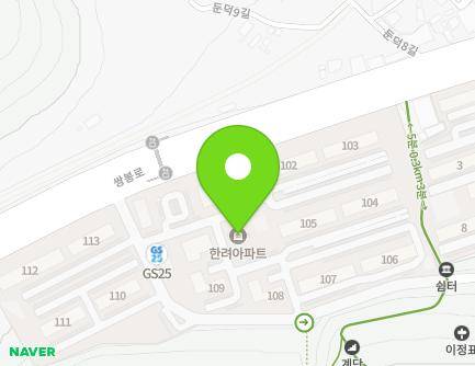 전라남도 여수시 쌍봉로 316 (둔덕동, 한려아파트) 지도