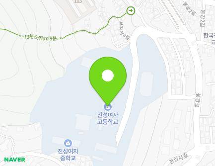 전라남도 여수시 봉강서4길 3 (봉강동, 진성여자중고등학교) 지도