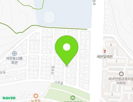 전라남도 여수시 가곡길 12-6 (선원동) 지도