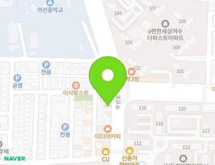 전라남도 여수시 무선로 59 (선원동) 지도