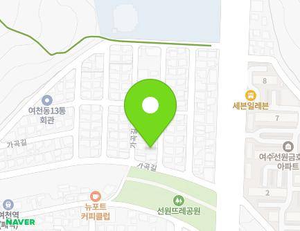 전라남도 여수시 가곡길 12-1 (선원동) 지도