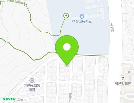 전라남도 여수시 가곡길 16-17 (선원동) 지도