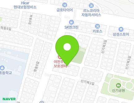 전라남도 여수시 신기북3길 6 (신기동, 새빛어린이집) 지도