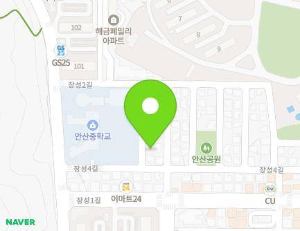 전라남도 여수시 장성4길 32-2 (안산동, 꿈사랑어린이집) 지도