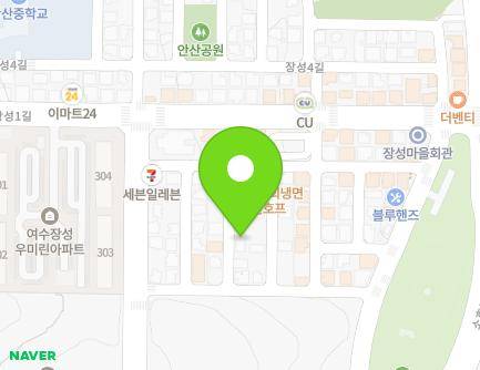 전라남도 여수시 장성3길 30-6 (안산동, 한우리교회) 지도