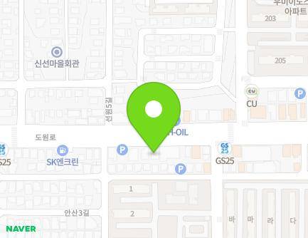전라남도 여수시 도원로 164 (안산동, 예수사랑교회) 지도