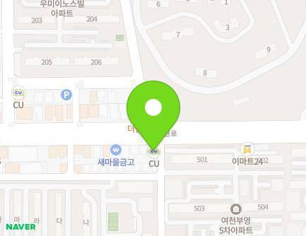 전라남도 여수시 도원로 194-1 (안산동) 지도