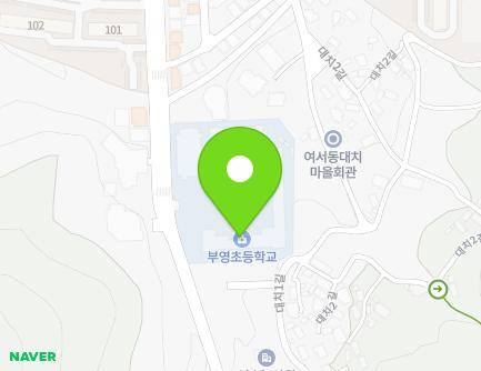 전라남도 여수시 대치3길 27 (여서동, 여수부영초등학교) 지도