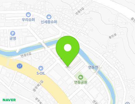 전라남도 여수시 연등7길 33 (연등동, 태창맨션) 지도