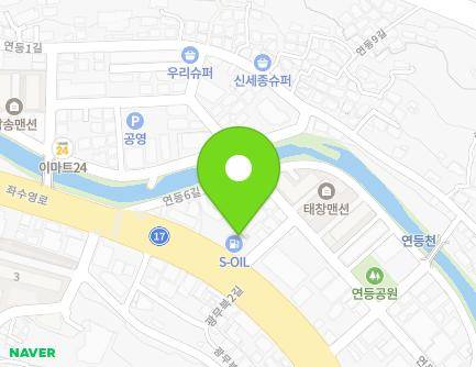 전라남도 여수시 좌수영로 166 (연등동, 에스오일주유소) 지도