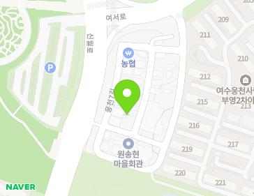 전라남도 여수시 웅천7길 11-22 (웅천동) 지도