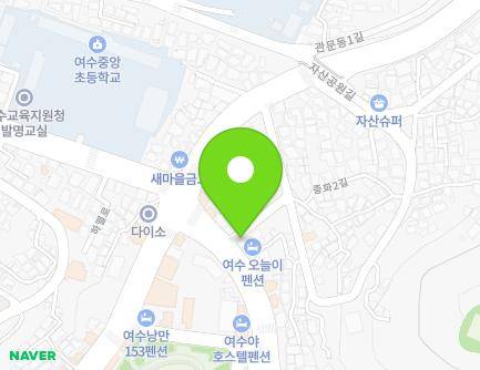 전라남도 여수시 하멜로 51 (종화동) 지도