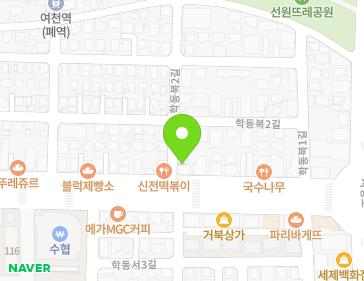 전라남도 여수시 쌍봉로 43 (학동) 지도
