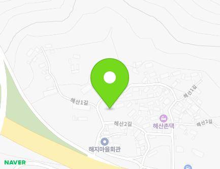 전라남도 여수시 해산2길 1 (해산동) 지도