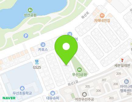 전라남도 여수시 화산1길 24-5 (화장동, 홍익예능유치원) 지도