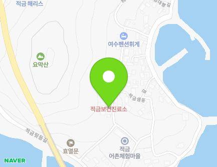 전라남도 여수시 화정면 적금뒷등길 25 (적금교회) 지도