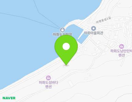 전라남도 여수시 화정면 아랫꽃섬2길 2-9 (하화교회) 지도