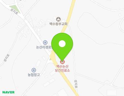 전라남도 영광군 군서면 성지로 864 (백수논산보건진료소) 지도