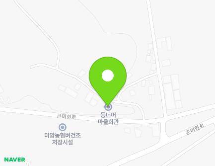 전라남도 영암군 미암면 곤미현로 619-7 (등너머마을회관) 지도