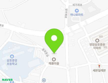 전라남도 영암군 삼호읍 중앙촌길 43-14 (해룡마을) 지도