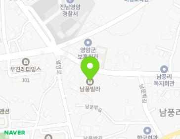 전라남도 영암군 영암읍 남문로 38 (남풍빌라) 지도