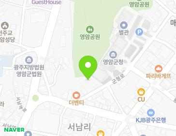 전라남도 영암군 영암읍 군청로 2-16 지도