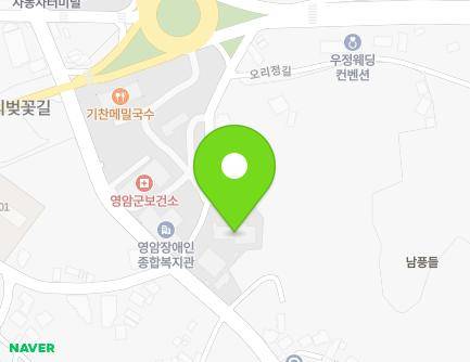 전라남도 영암군 영암읍 오리정길 38 (영암군 노인복지회관) 지도