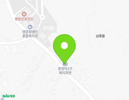 전라남도 영암군 영암읍 천황사로 33 (춘양리1구복지회관) 지도