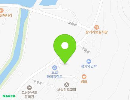전라남도 완도군 보길면 부황길 13 지도