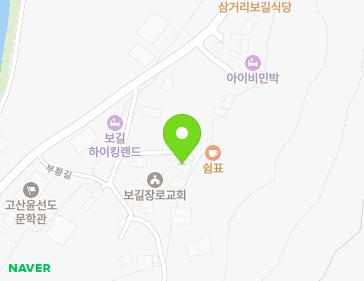 전라남도 완도군 보길면 부황길 19-1 (보길교회) 지도