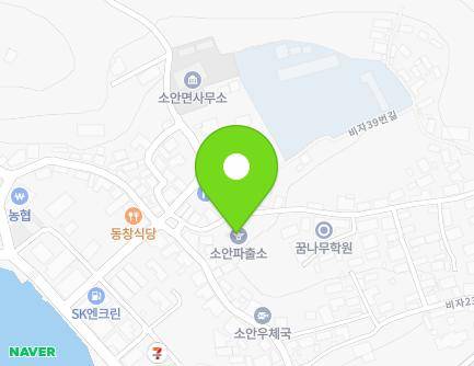 전라남도 완도군 소안면 비자39번길 33 (소안파출소) 지도