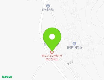 전라남도 완도군 소안면 소안남로 25 (진산보건진료소) 지도
