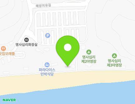 전라남도 완도군 신지면 명사십리길 85-105 (명사십리관리사무소) 지도