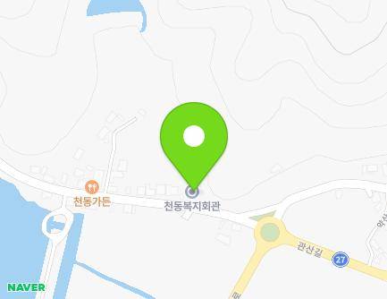 전라남도 완도군 약산면 천동넙고길 6 (천동마을회관) 지도