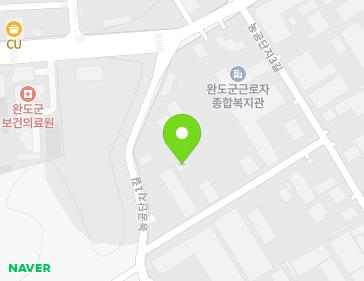 전라남도 완도군 완도읍 농공단지1길 21-15 ((유)주도물류) 지도