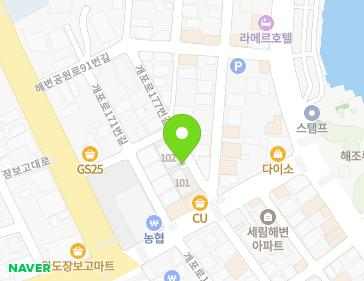 전라남도 완도군 완도읍 개포로177번길 7 (비치팰리스빌) 지도