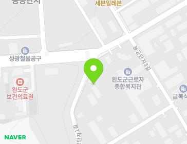 전라남도 완도군 완도읍 농공단지1길 1 (서울산업) 지도