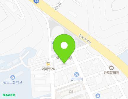 전라남도 완도군 완도읍 개포로145번길 49-8 (신성휴빌라) 지도