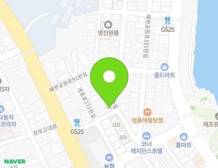 전라남도 완도군 완도읍 개포로177번길 9 (해오름빌라) 지도