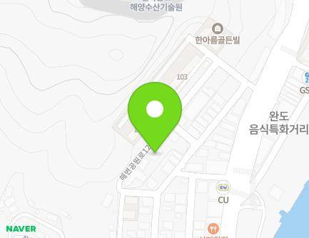 전라남도 완도군 완도읍 해변공원로125번길 18-16 (종산빌라) 지도