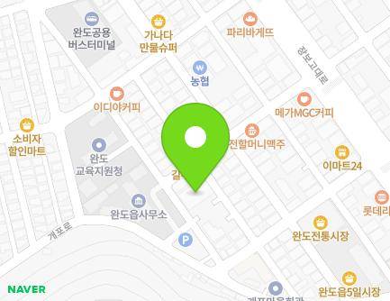 전라남도 완도군 완도읍 개포로62번길 6 (한국전력공사) 지도