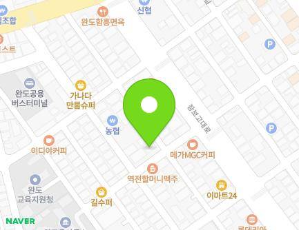 전라남도 완도군 완도읍 개포로62번길 21 (한국전력) 지도