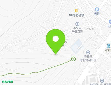 전라남도 완도군 완도읍 주도길 13-13 (화덕법당) 지도