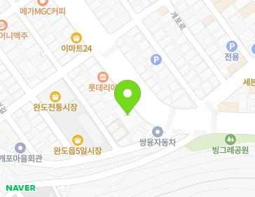 전라남도 완도군 완도읍 장보고대로 216 (성광교회) 지도