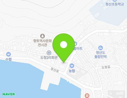 전라남도 완도군 청산면 청산로 25 (한국전력청산출장소) 지도