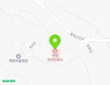 전라남도 장성군 남면 백운길 12 (남면마령보건진료소) 지도